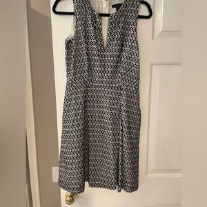J. Crew Sleeveless Geometric Embroidered Cotton Dress Size 4 in great condition